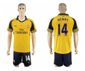 Arsenal #14 Henry Away Soccer Club Jersey