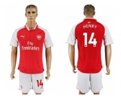 Arsenal #14 Henry Home Soccer Club Jersey