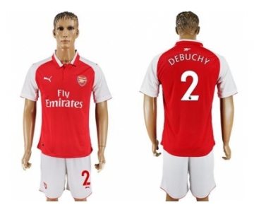 Arsenal #2 Debuchy Home Soccer Club Jersey