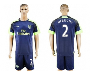 Arsenal #2 Debuchy Sec Away Soccer Club Jersey2