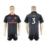 Arsenal #3 Gibbs Sec Away Soccer Club Jersey