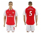 Arsenal #5 Gabriel Home Soccer Club Jersey