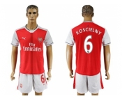 Arsenal #6 Koscielny Home Soccer Club Jersey2