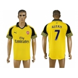 Arsenal #7 Alexis Away Soccer Club Jersey1