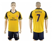 Arsenal #7 Alexis Away Soccer Club Jersey