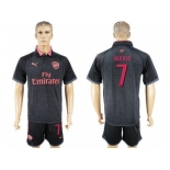 Arsenal #7 Alexis Black Red Soccer Club Jersey