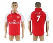 Arsenal #7 Alexis Home Soccer Club Jersey1