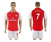 Arsenal #7 Alexis Home Soccer Club Jersey