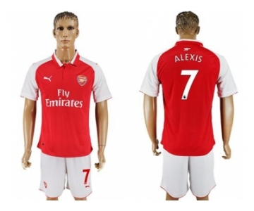 Arsenal #7 Alexis Home Soccer Club Jersey