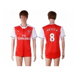 Arsenal #8 Arteta Home Soccer Club Jersey