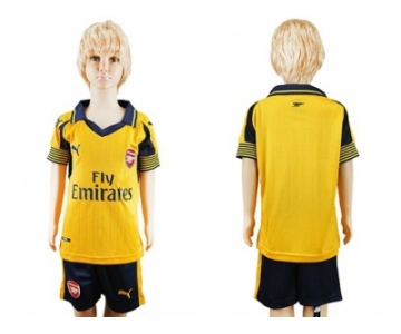 Arsenal Blank Away Kid Soccer Club Jersey