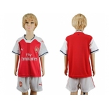 Arsenal Blank Home Kid Soccer Club Jersey1