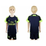 Arsenal Blank Sec Away Kid Soccer Club Jersey