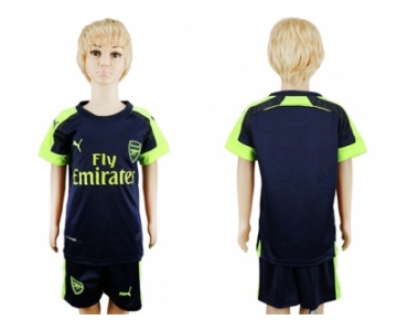 Arsenal Blank Sec Away Kid Soccer Club Jersey