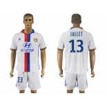 Lyon #13 Jallet Home Soccer Club Jersey