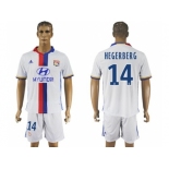 Lyon #14 Hegerberg Home Soccer Club Jersey