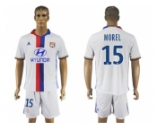 Lyon #15 Morel Home Soccer Club Jersey