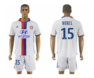 Lyon #15 Morel Home Soccer Club Jersey