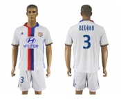 Lyon #3 Bedimo Home Soccer Club Jersey