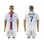 Lyon #7 Grenier Home Soccer Club Jersey1