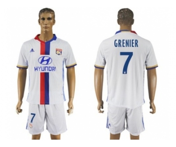 Lyon #7 Grenier Home Soccer Club Jersey1