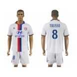 Lyon #8 Tolisso Home Soccer Club Jersey1