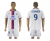 Lyon #9 Lesommer Home Soccer Club Jersey