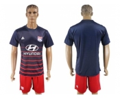 Lyon Blank Away Soccer Club Jersey1