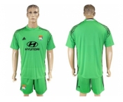 Lyon Blank Green Goalkeeper Soccer Club Jersey