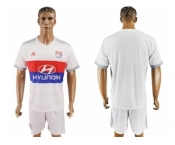 Lyon Blank Home Soccer Club Jersey1