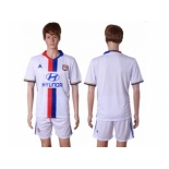 Lyon Blank Home Soccer Club Jersey2