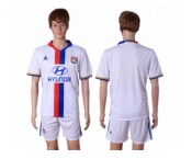 Lyon Blank Home Soccer Club Jersey2