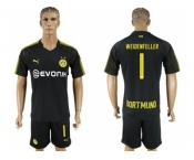 Dortmund #1 Weidenfeller Away Soccer Club Jersey