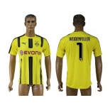 Dortmund #1 Weidenfeller Home Soccer Club Jersey