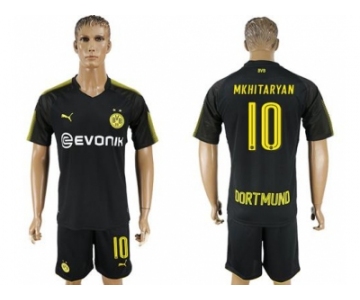 Dortmund #10 Mkhitaryan Away Soccer Club Jerseys