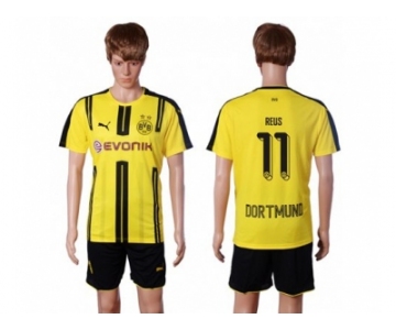 Dortmund #11 Reus Home Soccer Club Jerseyss