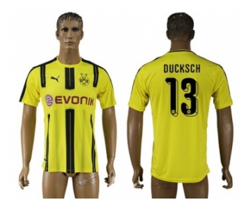 Dortmund #13 Ducksch Home Soccer Club Jersey