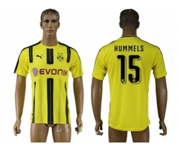 Dortmund #15 Hummels Home Soccer Club Jersey