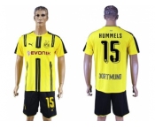 Dortmund #15 Hummels Home Soccer Club Jerseys