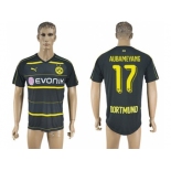 Dortmund #17 Aubameyang Away Soccer Club Jersey