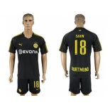 Dortmund #18 Sahin Away Soccer Club Jerseys