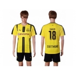 Dortmund #18 Sahin Home Soccer Club Jerseyss