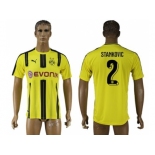 Dortmund #2 Stankovic Home Soccer Club Jersey