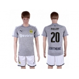 Dortmund #20 Philipp Grey Soccer Club Jersey