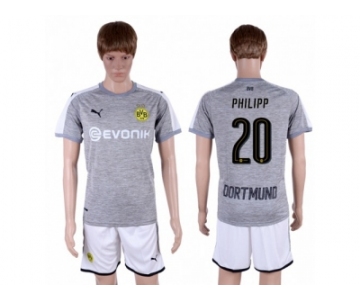 Dortmund #20 Philipp Grey Soccer Club Jersey