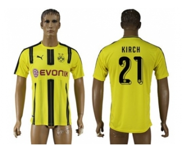 Dortmund #21 Kirch Home Soccer Club Jersey