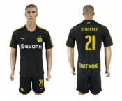 Dortmund #21 Schurrle Away Soccer Club Jersey