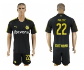 Dortmund #22 Pulisic Away Soccer Club Jersey