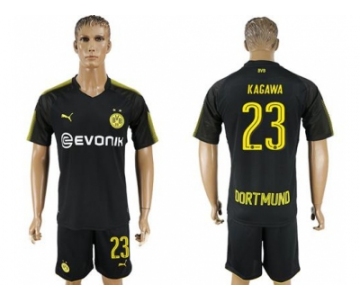 Dortmund #23 Kagawa Away Soccer Club Jerseys