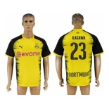 Dortmund #23 Kagawa Yellow Soccer Club Jersey